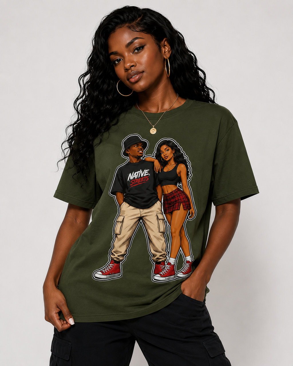 NS Couple Graphic T-Shirt