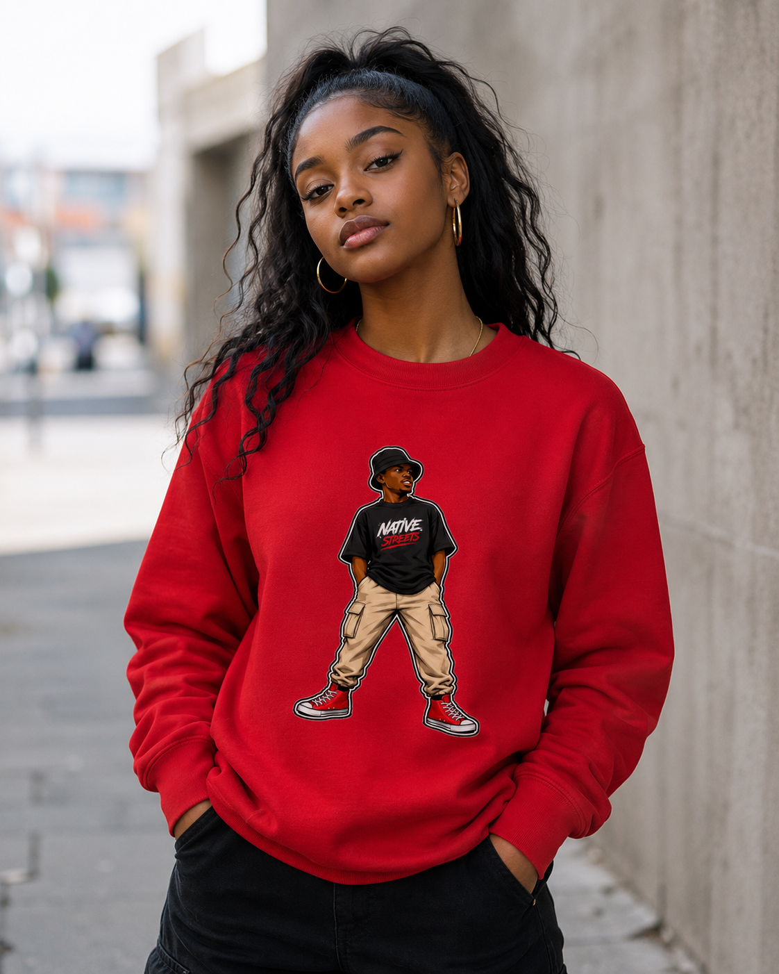 Native Streets Street Code Sweatshirt